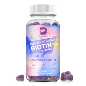 Biotin Gummies for Stronger Hair, Skin, Nails