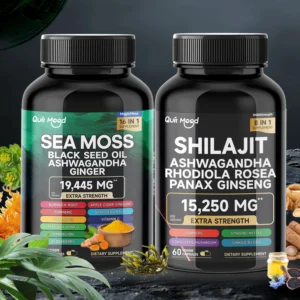 High Potency Sea Moss and Shilajit Bundle