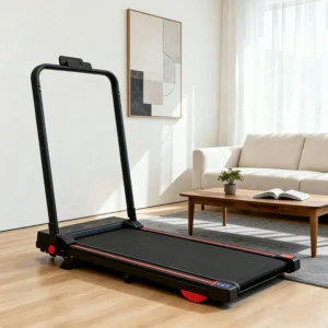 Compact Foldable Treadmill with Bracket