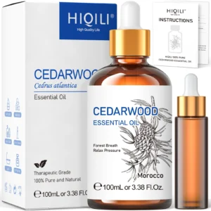 Pure Cedarwood Essential Oil for Diffuser or Massage