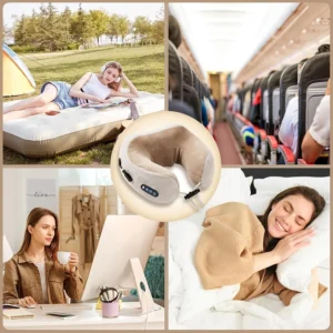 Rechargeable U-Shaped Neck Massage Pillow Perfect for Travel